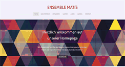 Desktop Screenshot of ensemblematis.com